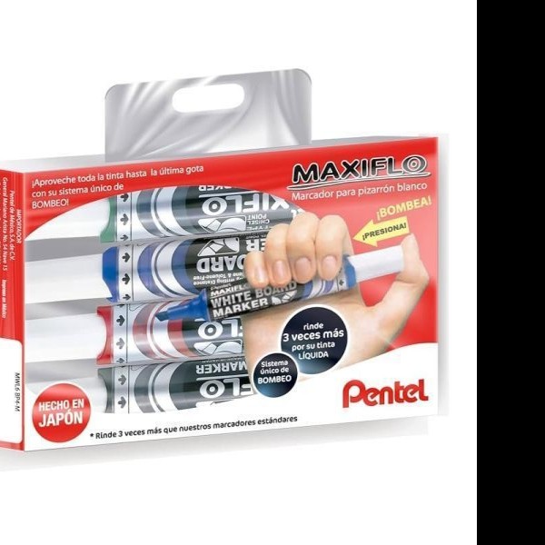 MARCADOR PPIZ. GRUESO EST.C4 MWL6BP4-M PENTEL PLAST. C.100